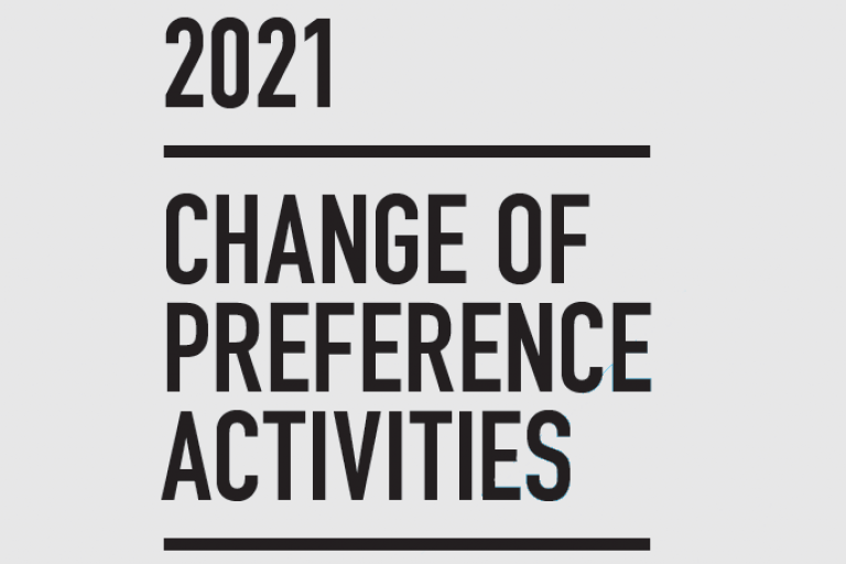 Victoria University’s ‘Change of Preference’