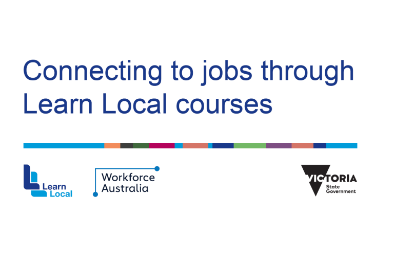 Connecting to jobs through Learn Local courses